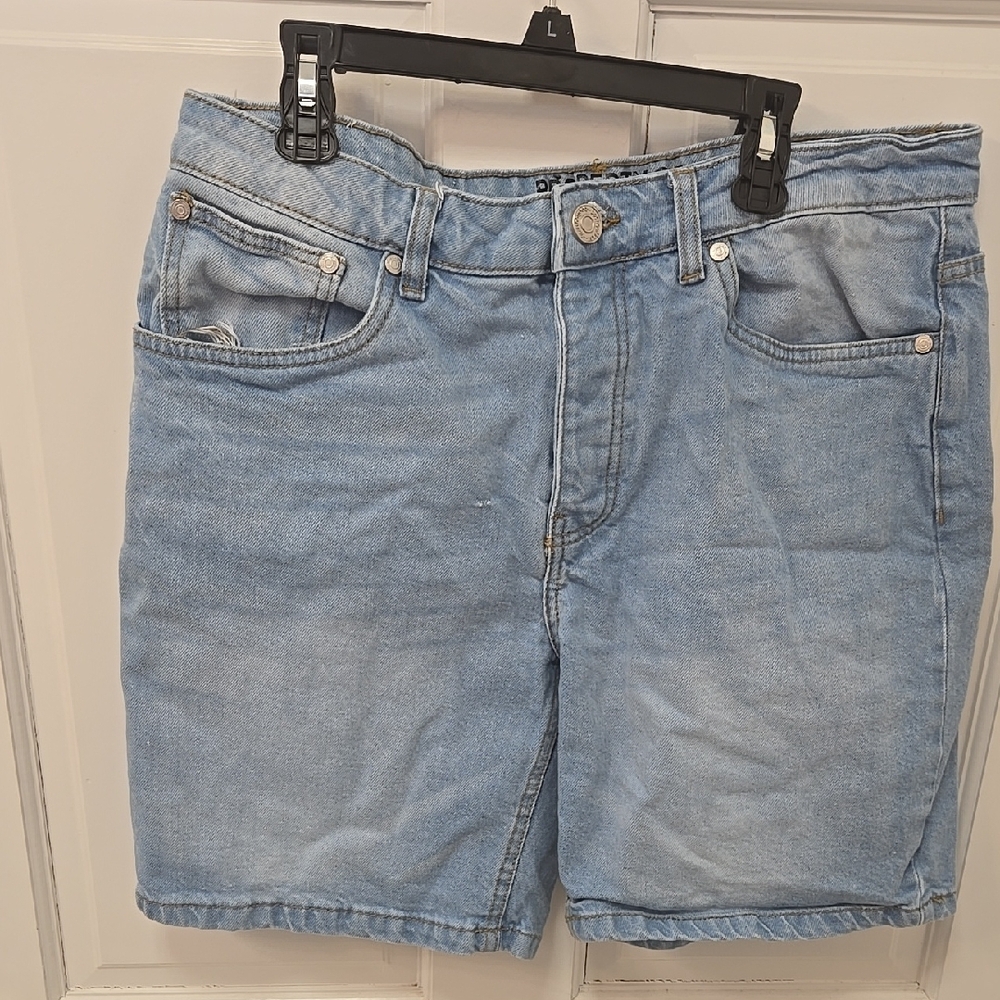 Men's Light Blue Denim Shorts
